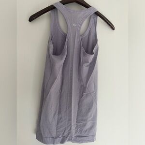 lululemon - racerback light purple tank - size 4